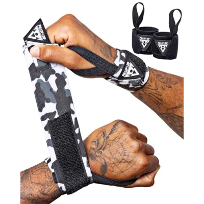 Abbildung von PULLUP &amp; DIP Calisthenics Wrist Wraps für mehr Stabilität Sicherheit im Training, Handgelenkbandagen Calisthenics, Krafttraining, Turnen Fitness, Handgelenkstütze Frauen und Männer