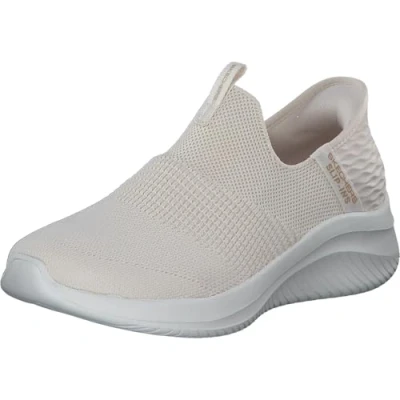 Abbildung von Skechers Damen Sneakers,Sports Shoes, Hellbrauner Strickbesatz, 38 EU
