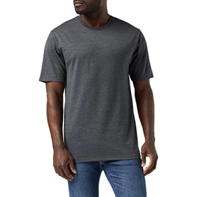Abbildung von Trigema Herren T shirt Deluxe 637202 Shirt, Grau (Grau melange 110), M EU