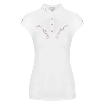 Abbildung von Fair Play Turniershirt Cathrine Rosegold Sleeveless Weiß 40