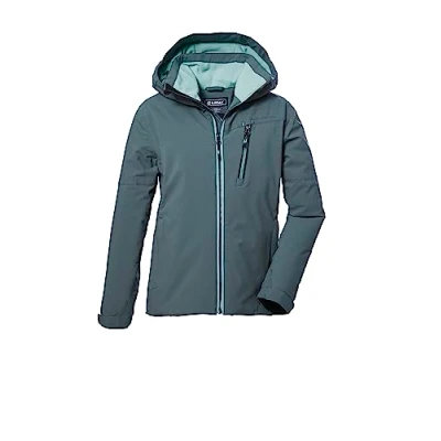 Abbildung von killtec Mädchen Funktionsjacke mit Kapuze/Winterjacke ist wasserdicht KOW 169 GRLS JCKT, dunkel peppermint, 164, 40926 000