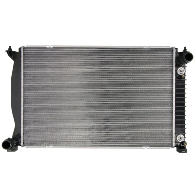 Abbildung von THERMOTEC D7A034TT Kühler, Motorkühlung Aluminium 675 448 40 Automatikgetriebe Kühlrippen gelötet AUDI: A6 C6 Saloon, Avant