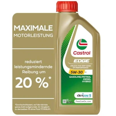 Abbildung von Castrol EDGE C3 5W 30 1l Motoröl 15F7EF VOLKSWAGEN: Transporter 5 Bus, 5, SEAT: Leon I Hatchback, MERCEDES BENZ: C Class Saloon