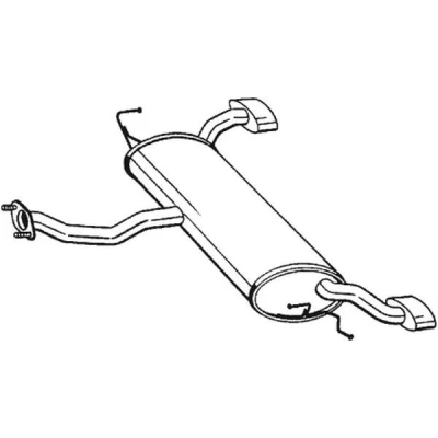 Abbildung von BOSAL 165 417 Endschalldämpfer HYUNDAI: Tucson, KIA: Sportage II