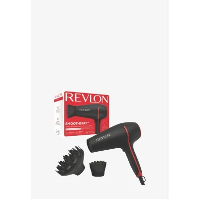 Abbildung von Revlon SmoothStay 2000W Haartrockner mit Kokosöl Infusion (2000 Watt, 2 Zubehörteile für vielseitiges Styling: Diffusor und Konzentratorkamm, keramische Turmalin Ionen Technologie) RVDR5317