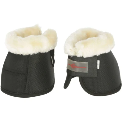 Abbildung von Covalliero Hufglocken Teddy Fleece Schwarz Warmblut