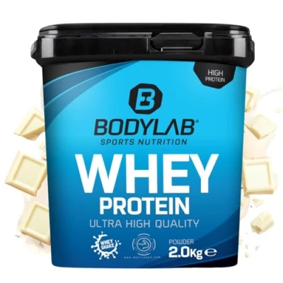 Abbildung von Bodylab24 Whey Protein Pulver, Weiße Schokolade, 2kg