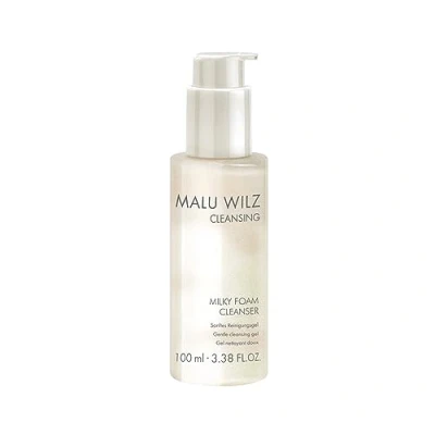 Abbildung von Malu Wilz Milky Foam Cleanser 100ml I Skincare Reinigungslotion für sanfte Gesichtsreinigung Gesichtsreiniger mit Provitamin B5 geschmeidige Haut Vegan