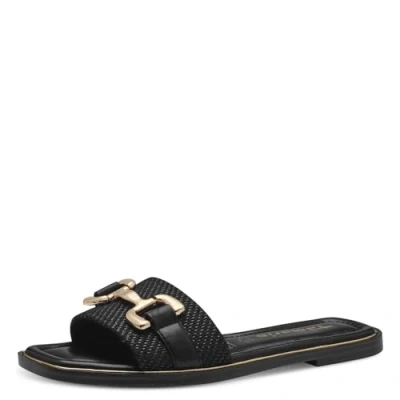 Abbildung von Tamaris Pantolette flach, Damen, Größe: 36, Black Schuhe