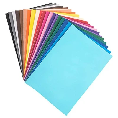 Abbildung von Ideen mit Herz Moosgummi Platten bunt selbstklebend DIN A4 2mm 20 Bogen Bastelschaumstoff, Eva ideal zum Basteln