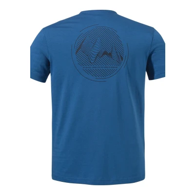 Abbildung von Schöffel Buchberg Tshirt print, Herren, Größe: 50, Blau