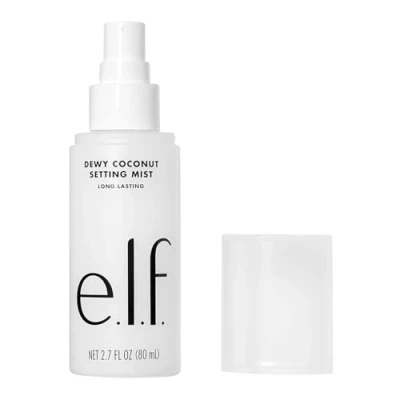 Abbildung von e.l.f. Dewy Coconut Setting Mist, Makeup Spray Zur Hydtratisierung Und Pflege Der Haut, Mit Grünem Tee, Vegan &amp; Tierversuchsfrei, 80 ml