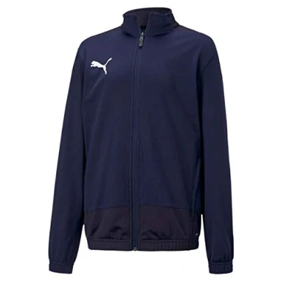 Abbildung von Puma Teamgoal JR Trainingsjacke für Kinder, Größe: 128, Blau