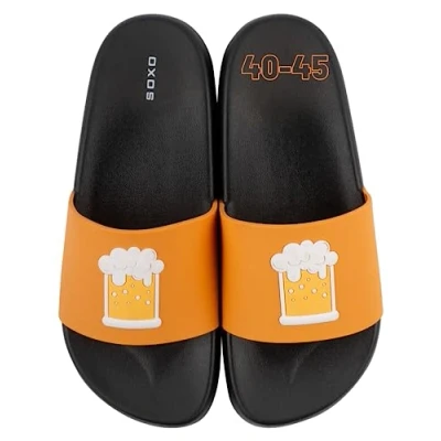 Abbildung von soxo The Batman Badelatschen Herren Bunte Flip Flops Lustige Badeschlappen Latschen Bunt 44 45 Bier