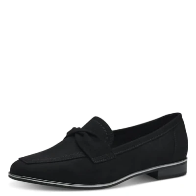 Abbildung von MARCO TOZZI Damen Slipper mit Blockabsatz Vegan, Schwarz (Schwarz), 36 EU