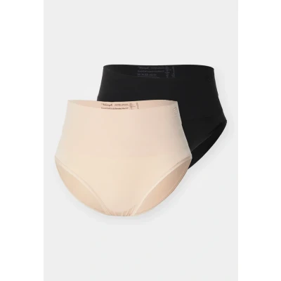 Abbildung von Triumph SOFT Sculpt Bandeau MAXI 2 PACK Slip, Damen, Größe: 46, Black combination