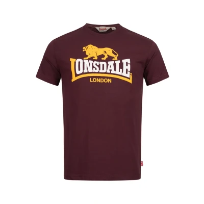 Abbildung von Lonsdale Normale Passform Tshirt print, Größe: 3XL, Oxblood