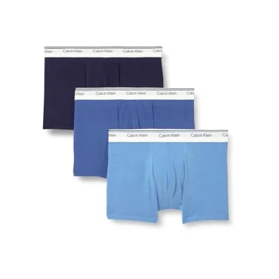 Abbildung von Calvin Klein Herren 3 Pk 000Np2817A Trunk, Multi (PCT/DFT/SIL), XL