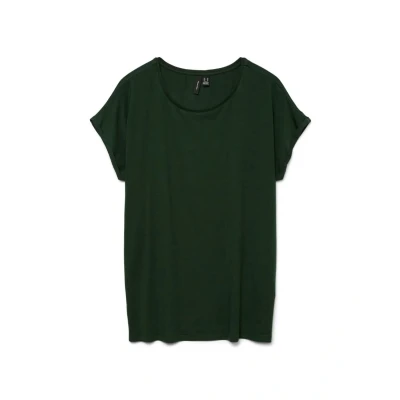 Abbildung von Vero Moda Vmava Tshirt basic, Damen, Größe: Medium, Pine grove
