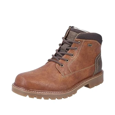 Abbildung von Rieker Schnürstiefelette, Herren, Größe: 46, Nougatbraun Schuhe