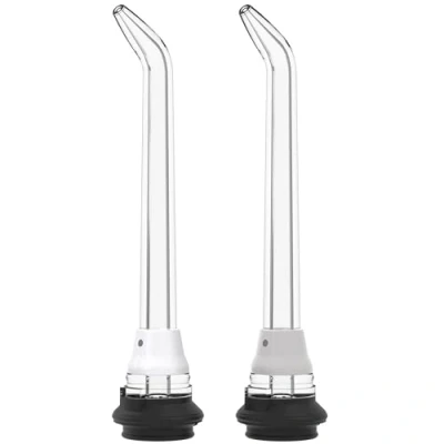 Abbildung von Waterpik Whitening Classic Aufsatz, Ersatzaufsatz für die Reinigung von Zahnspangen, Zahnersatz, 2er Pack (WJT 2E)