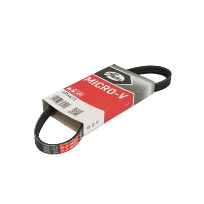 Abbildung von GATES Micro V 4PK613 Keilrippenriemen 613 4 Polyester, EPDM (Ethylen Propylen Dien Kautschuk) HYUNDAI: Getz