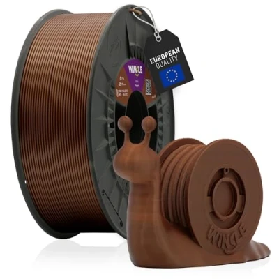 Abbildung von WINKLE PLA HD Kupfer Filament, 3D Drucker 2,85 mm, 1 kg, PLA, Kupfer, kompatibel mit allen Druckern, Maßgenauigkeit, Spule kg
