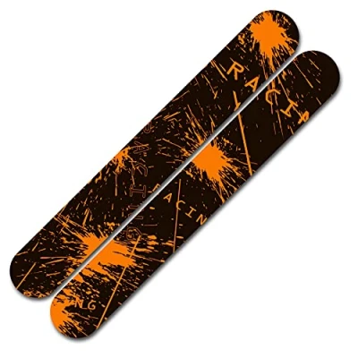 Abbildung von Finest Folia Fahrrad Kettenstreben Schutz Aufkleber Folie Lackschutz R160 (04 Racing Neon Orange)