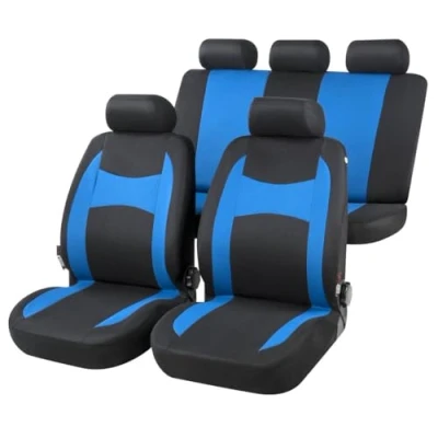 Abbildung von WALSER Fairmont 13419 Sitzschonbezug blau/schwarz Polyester vorne und hinten FIAT: Panda II Hatchback, HONDA: CIVIC 8 SUZUKI: IGNIS 2