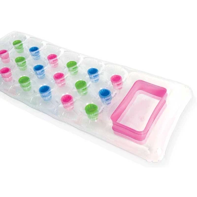Abbildung von Transparente Strand Luftmatratzen Pink