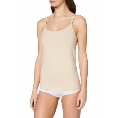 Abbildung von Calida Natural Comfort Spaghetti Unterhemd/shirt, Damen, Größe: 40/42, Nude