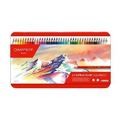 Abbildung von Caran d&#039;Ache 3888.38 Supracolor Soft Pencils Assorted Colours (Tin of 80)