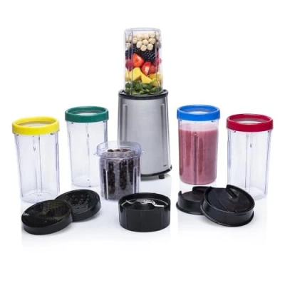 Abbildung von Tristar BL 4445 Standmixer Komplettset 17 tlg. Becher zum Mitnehmen Smoothie &amp; Shake Maker