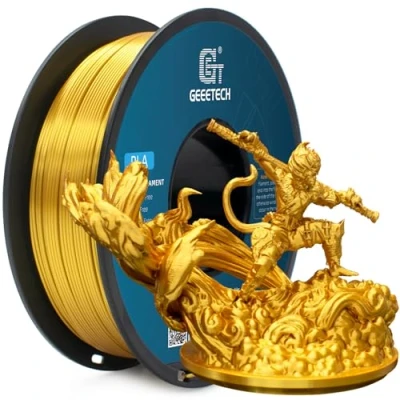 Abbildung von GEEETECH PLA Filament 1.75mm Silk Gold, 3D Drucker 1.75 1kg Spool