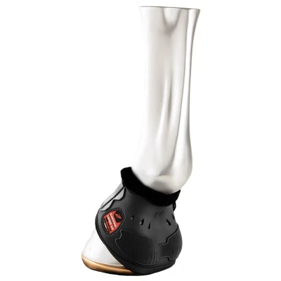 Abbildung von Zandona Hufglocken Carbon Air Velcro Schwarz S/M