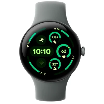 Abbildung von Google Pixel Watch 3 45mm Grau (Graues Armband)
