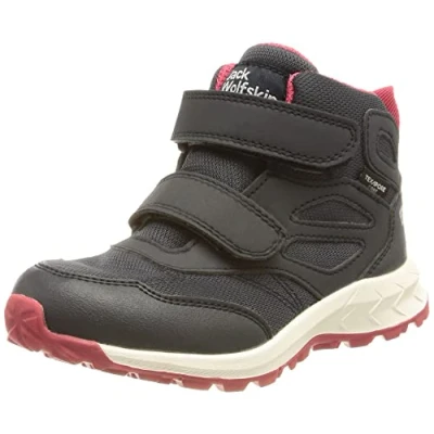 Abbildung von Jack Wolfskin Unisex Kinder Woodland Texapore Mid Vc K, Dark Blue / Pink, 36 EU