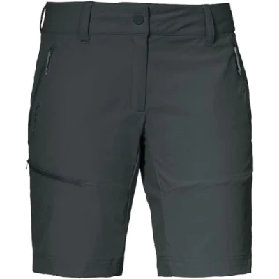 Abbildung von Schöffel Damen Shorts Toblach2, leichte und kühlende kurze Wanderhose mit elastischem Stoff, vielseitige Outdoor Hose optimaler Passform praktischen Taschen, asphalt, 46
