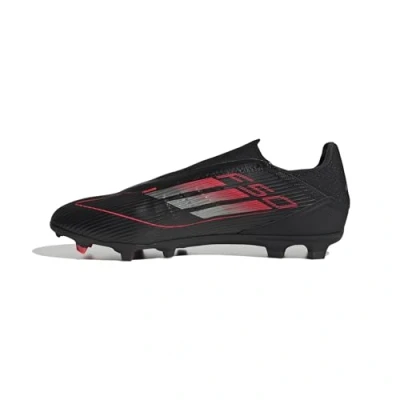 Abbildung von adidas Performance F50 League Laceless FG/MG Fußballschuh Nocken, Herren, Größe: 44 2/3, Core black/iron metallic/lucid red Schuhe