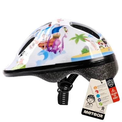 Abbildung von meteor® kinderfahrradhelm Sicherer Fahrradhelm Kinder Helm rollerhelm mädchen für Mountainbike Inliner skaterhelm BMX fahradhelm Scooter Jungen Bike Helmet