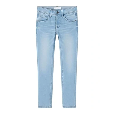 Abbildung von Name it Nkmsilas PANT Jeans Skinny Fit für Kinder, Größe: 164, Light blue denim