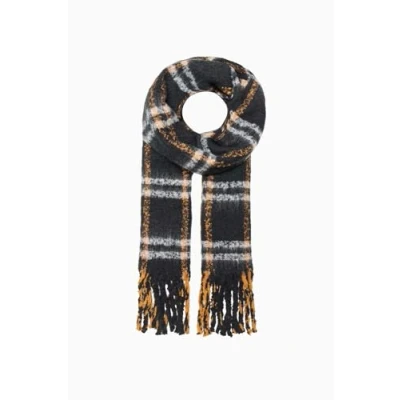 Abbildung von ONLY Damen Onlvivian Life Scarf Acc Schal, Buckthorn Brown/Checks:CHECK, Einheitsgröße EU