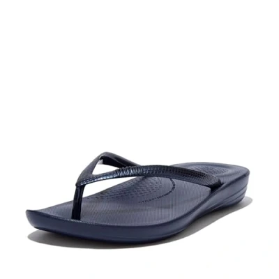 Abbildung von Fitflop Iqushion Ergonomic Badezehentrenner, Damen, Größe: 41, Midnight navy Schuhe