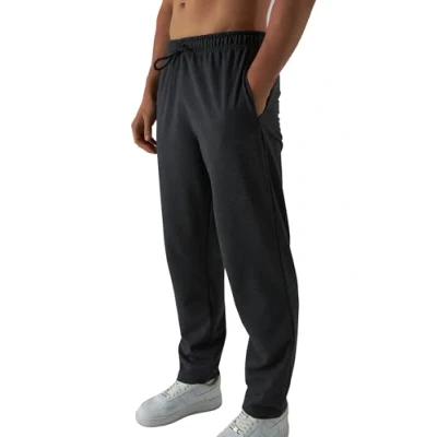 Abbildung von Smith Solo Jogginghose Herren Jogger Männer Modern Baumwolle Jungen Slim Fit Freizeithose Sporthose Training Trainingshose Anthrazit / Gerade, S