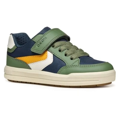 Abbildung von Geox J Arzach Boy A Sneaker, Blue/Green, 34 EU