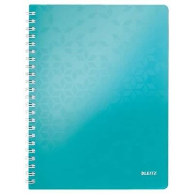 Abbildung von Leitz 46370051 Kollegblock WOW, A4, PP, liniert, holzfrei, 80 Blatt, eisblau