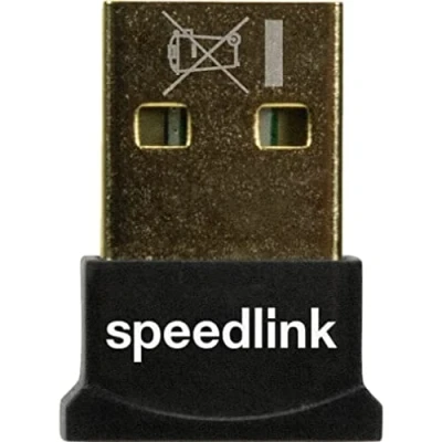 Abbildung von Speedlink VIAS Nano USB Bluetooth Adapter PC 5.0 Dongle für PC, Notebook, Laptop, kabelloser Datenaustausch bis zu 3Mbit/s, schwarz