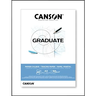 Abbildung von CANSON Graduate TRACING Block 50 Blatt A3 70 g/m²