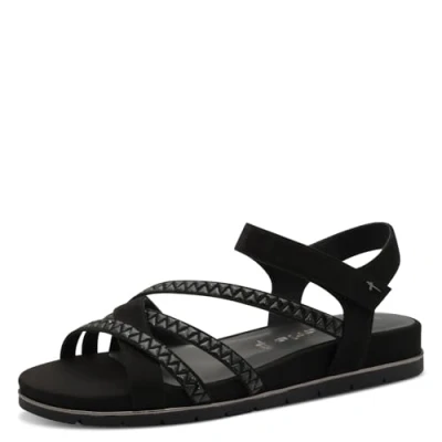 Abbildung von Tamaris Riemensandalette, Damen, Größe: 37, Black Schuhe