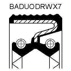 Abbildung von CORTECO 49358040 Wellendichtring, Verteilergetriebe